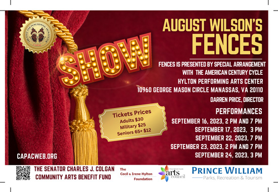 Creative and Performing Arts Center: Show - SEPTEMBER WILSON'S FENCES