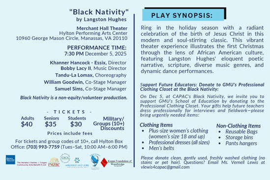 2025 Black Nativity Performance by Langston Hughes